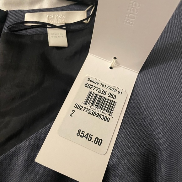 NWT Hugo Boss Navy Blue Sheath Dress Suit 💼 - Picture 12 of 14